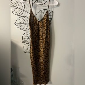 CHEETAH MIDI DRESS